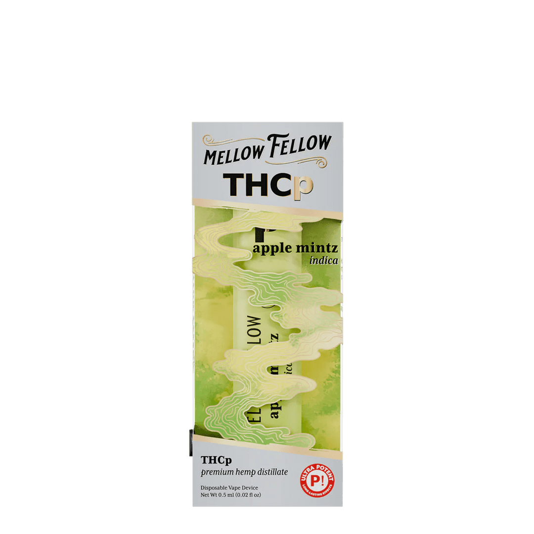 THCp 0.5g Disposable Vape - Apple Mintz (Indica) - Mellow Fellow THCp 0.5g Disposable Vape - Apple Mintz (Indica) - Mellow Fellow
