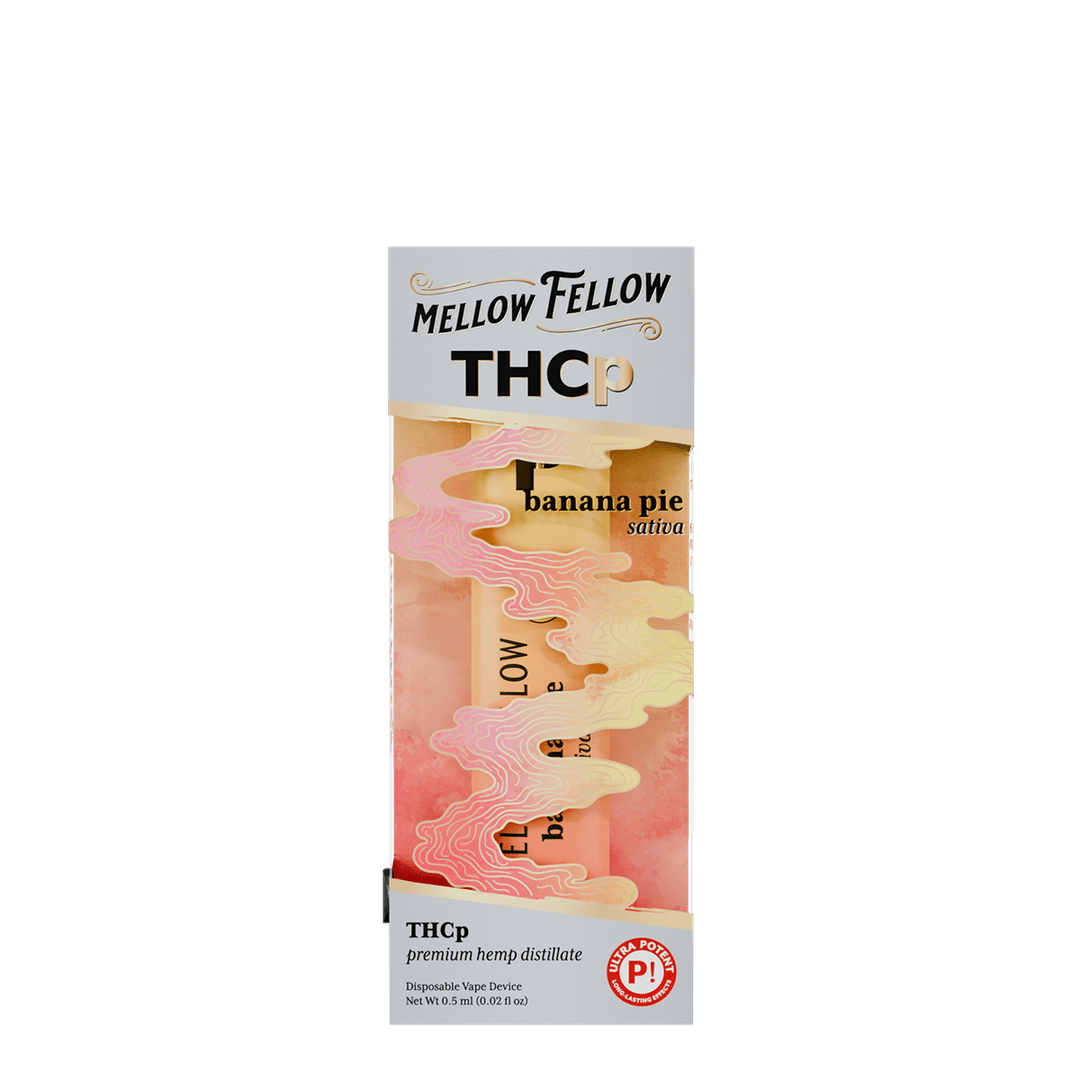 THCp 0.5g Disposable Vape - Banana Pie (Sativa) - Mellow Fellow