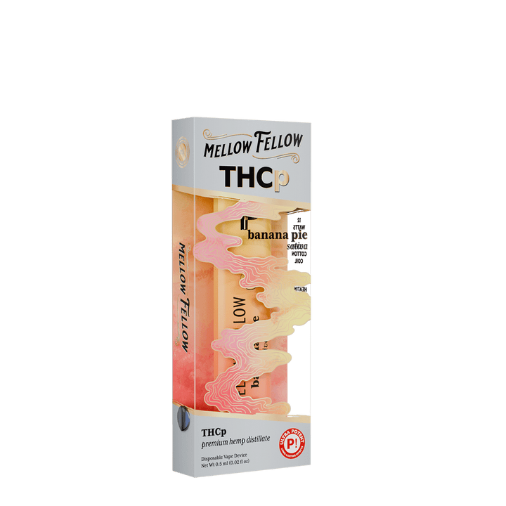 THCp 0.5g Disposable Vape - Banana Pie (Sativa) - Mellow Fellow