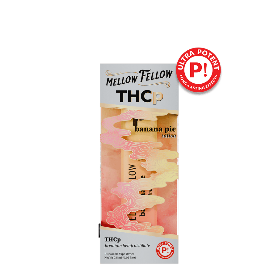 THCp 0.5g Disposable Vape - Banana Pie (Sativa) - Mellow Fellow