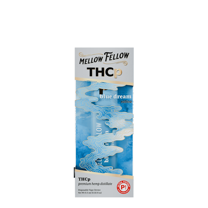 THCp 0.5g Disposable Vape - Blue Dream (Sativa) - Mellow Fellow