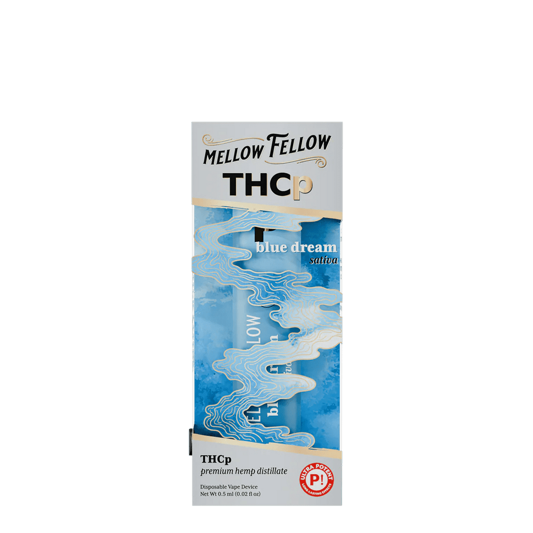 THCp 0.5g Disposable Vape - Blue Dream (Sativa) Mellow Fellow THCp 0.5g Disposable Vape - Blue Dream (Sativa) Mellow Fellow