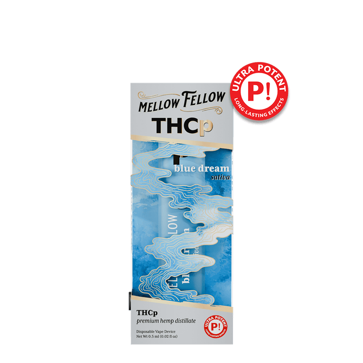 THCp 0.5g Disposable Vape - Blue Dream (Sativa) - Mellow Fellow