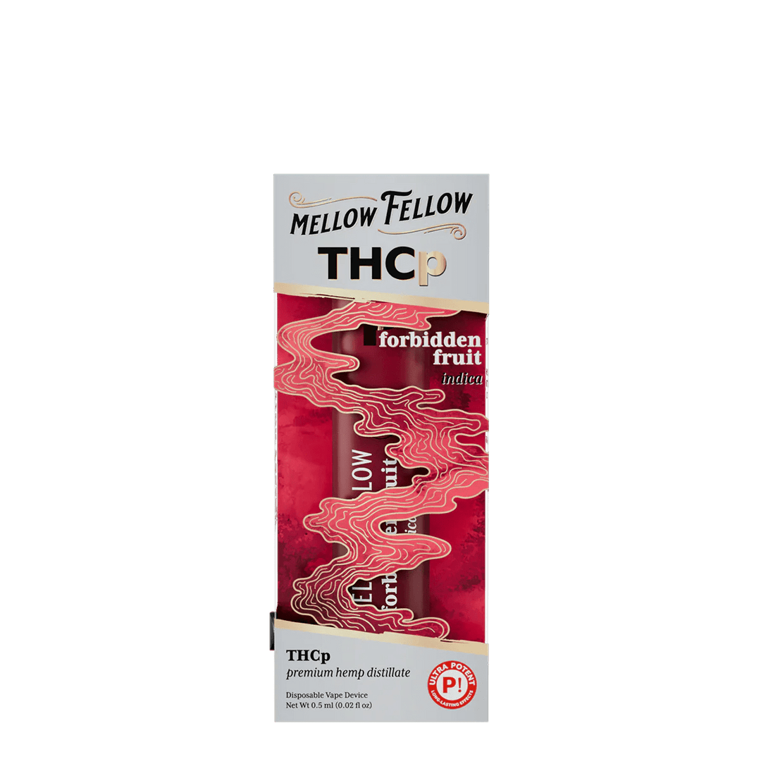THCp 0.5g Disposable Vape - Forbidden Fruit (Indica) Mellow Fellow THCp 0.5g Disposable Vape - Forbidden Fruit (Indica) Mellow Fellow
