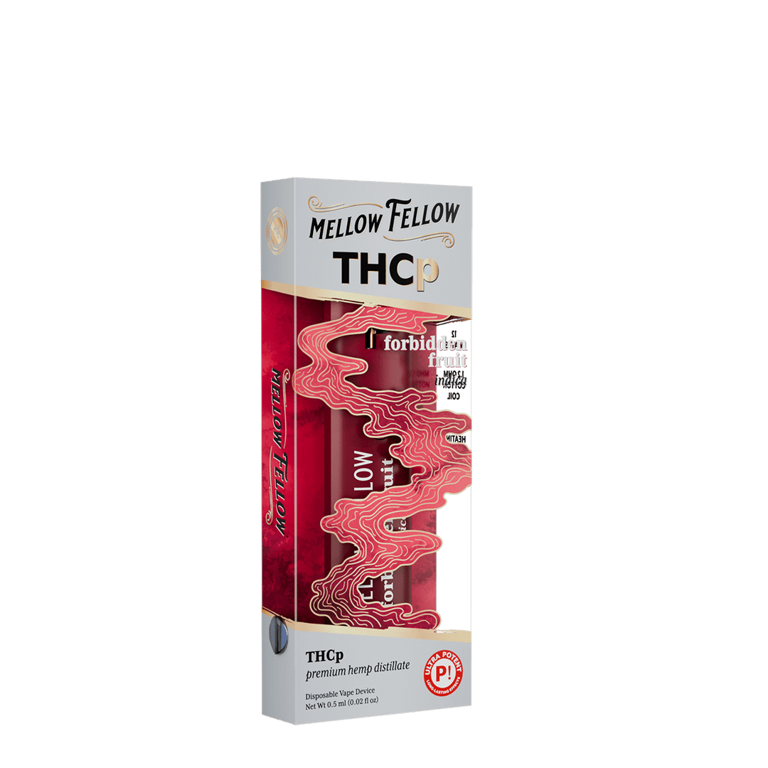 THCp 0.5g Disposable Vape - Forbidden Fruit (Indica) - Mellow Fellow