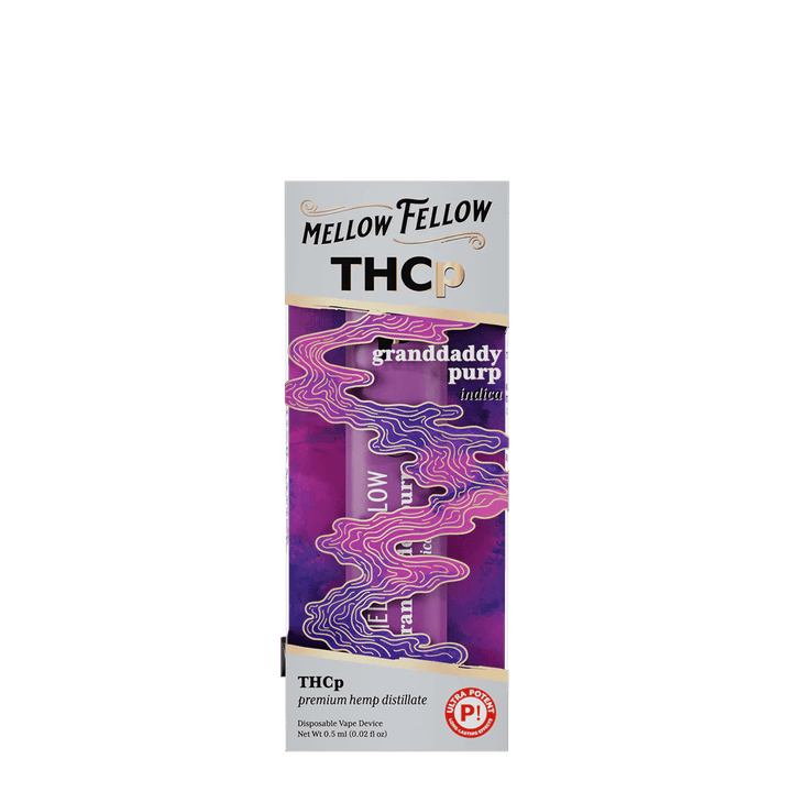 THCp 0.5g Disposable Vape - Granddaddy Purp (Indica) Mellow Fellow THCp 0.5g Disposable Vape - Granddaddy Purp (Indica) Mellow Fellow