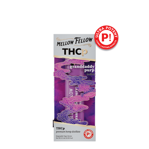 THCp 0.5g Disposable Vape - Granddaddy Purp (Indica)