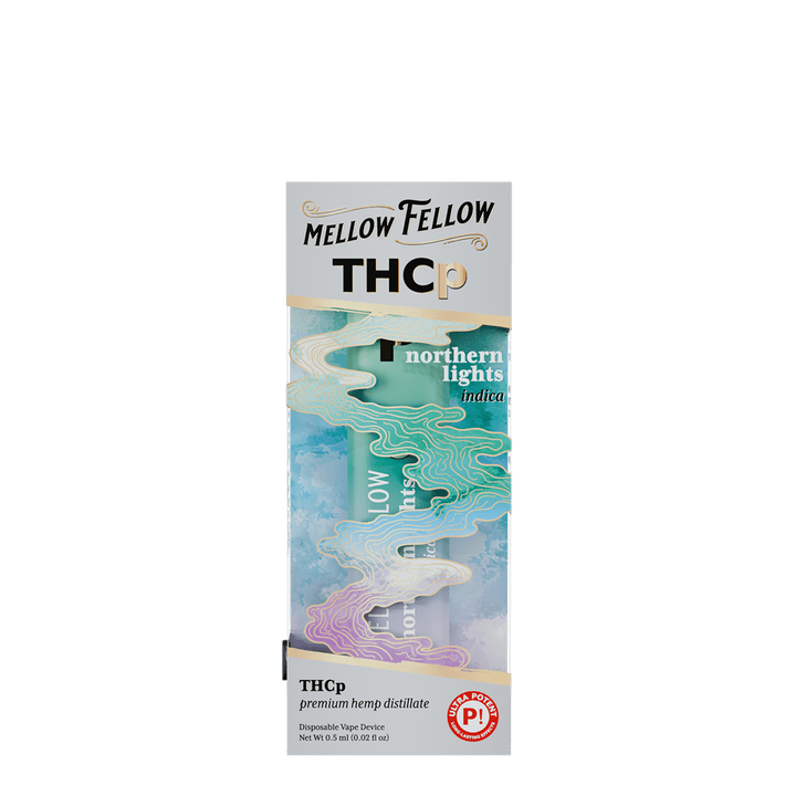 THCp 0.5g Disposable Vape - Northern Lights (Indica) - Mellow Fellow