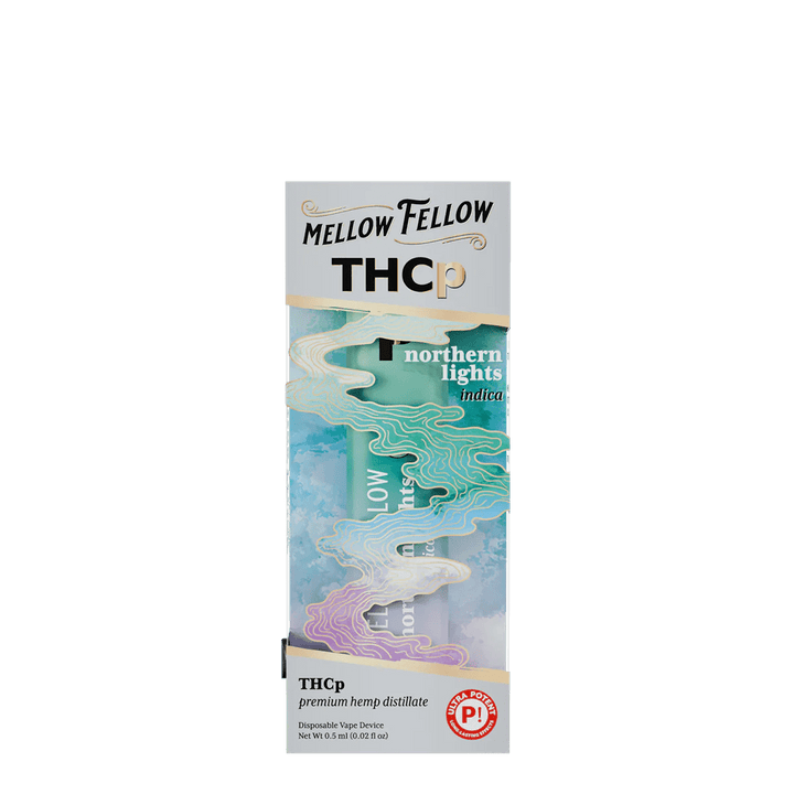 THCp 0.5g Disposable Vape - Northern Lights (Indica) - Mellow Fellow THCp 0.5g Disposable Vape - Northern Lights (Indica) - Mellow Fellow