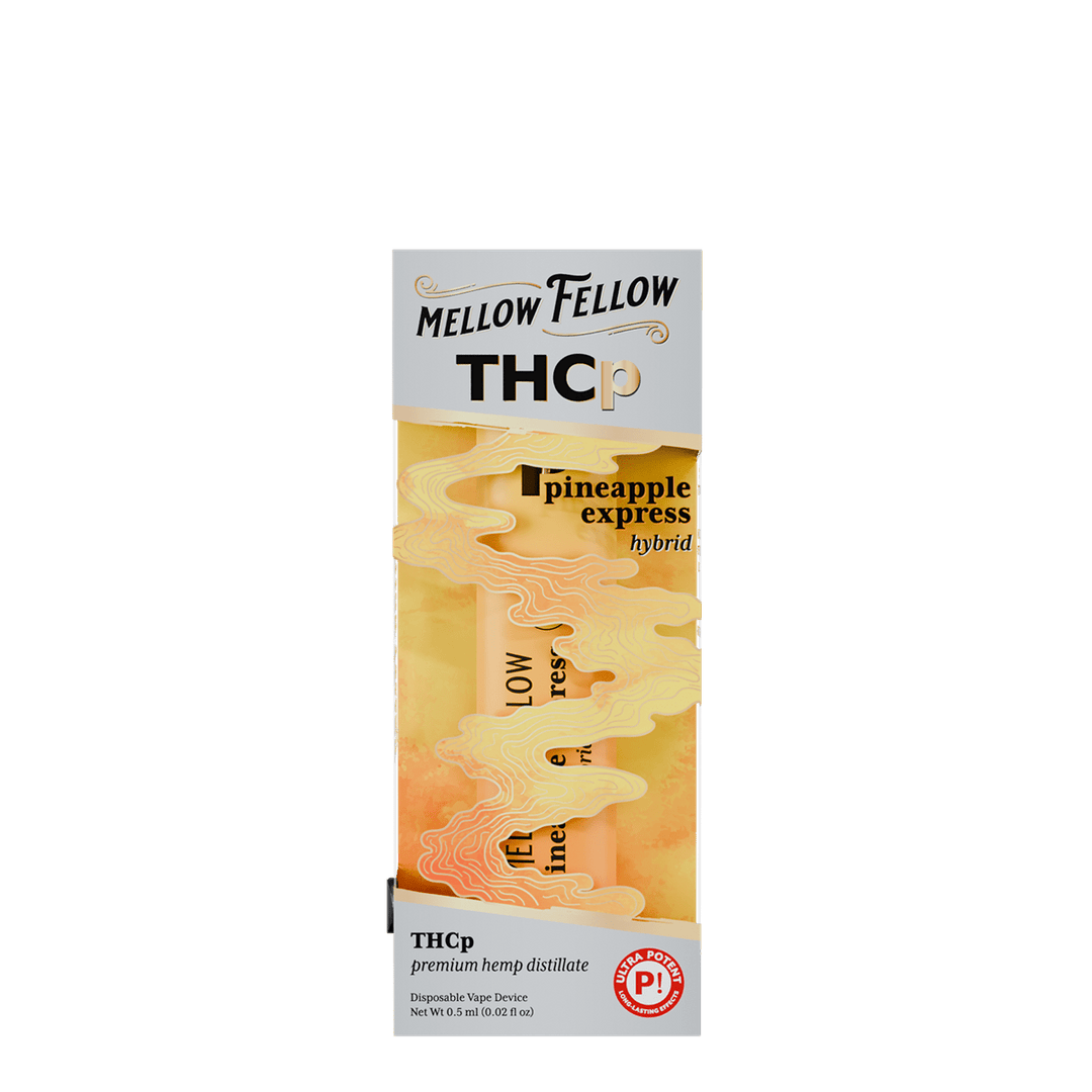 THCp 0.5g Disposable Vape - Pineapple Express (Hybrid) - Mellow Fellow