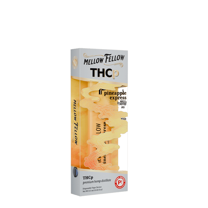 THCp 0.5g Disposable Vape - Pineapple Express (Hybrid) - Mellow Fellow