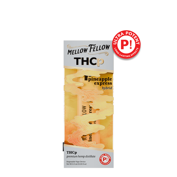 THCp 0.5g Disposable Vape - Pineapple Express (Hybrid) - Mellow Fellow