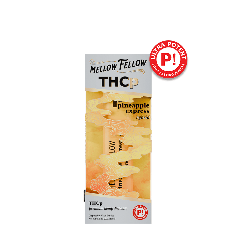 THCp 0.5g Disposable Vape - Pineapple Express (Hybrid) - Mellow Fellow