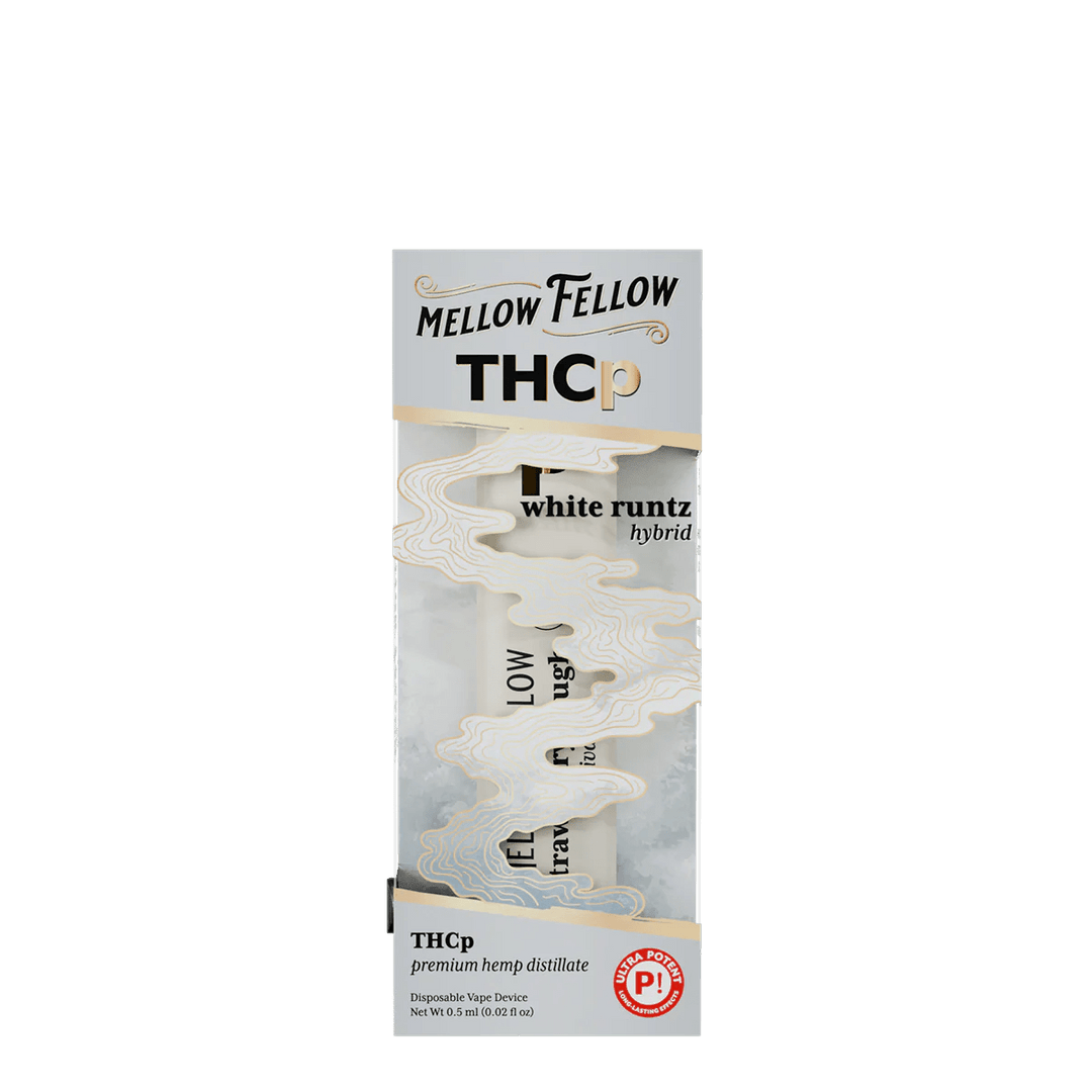 THCp 0.5g Disposable Vape - White Runtz (Hybrid) - Mellow Fellow THCp 0.5g Disposable Vape - White Runtz (Hybrid) - Mellow Fellow