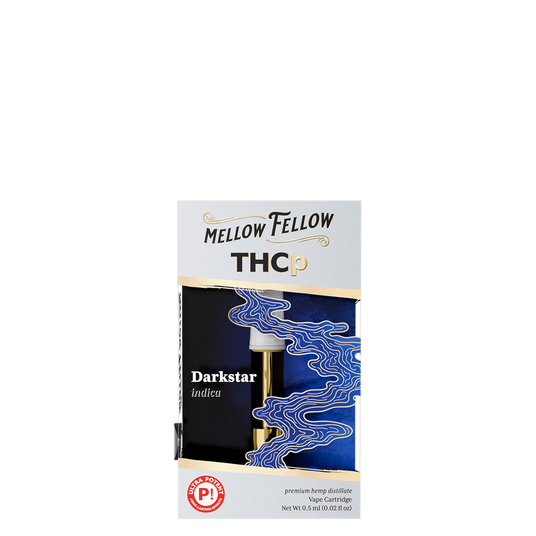 THCp 0.5ml Vape Cartridge - Darkstar (Indica) - Mellow Fellow