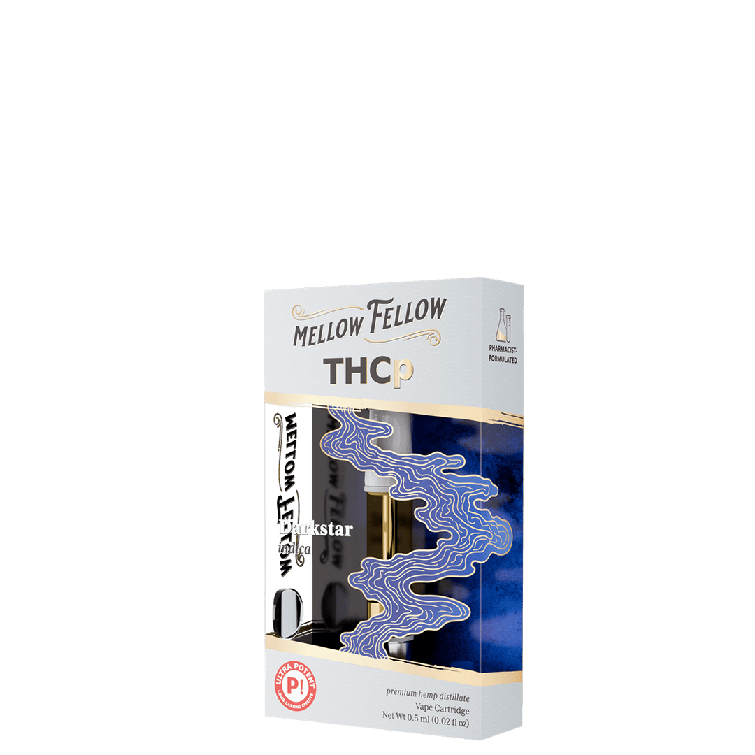 THCp 0.5ml Vape Cartridge - Darkstar (Indica) - Mellow Fellow