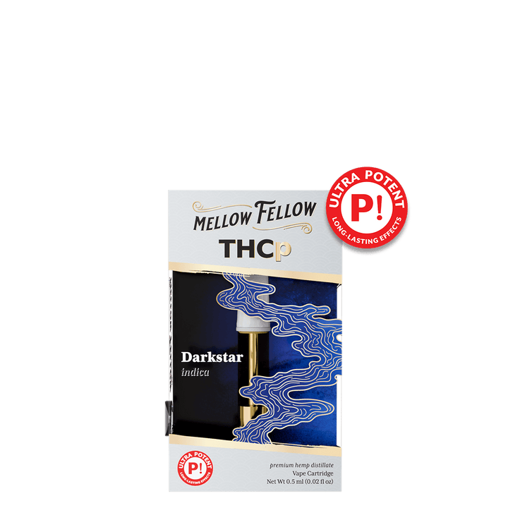 THCp 0.5ml Vape Cartridge - Darkstar (Indica) - Mellow Fellow