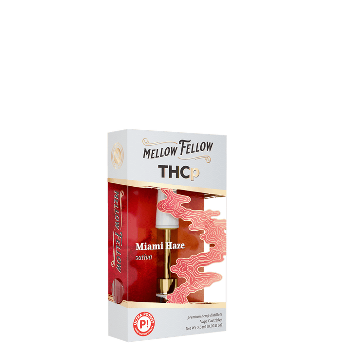 THCp 0.5ml Vape Cartridge - Miami Haze (Sativa) - Mellow Fellow