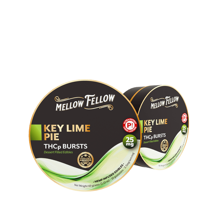 THCp Bursts Edibles - Key Lime Pie - 25mg - Mellow Fellow