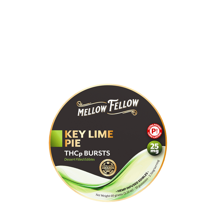 THCp Bursts Edibles - Key Lime Pie - 25mg - Mellow Fellow