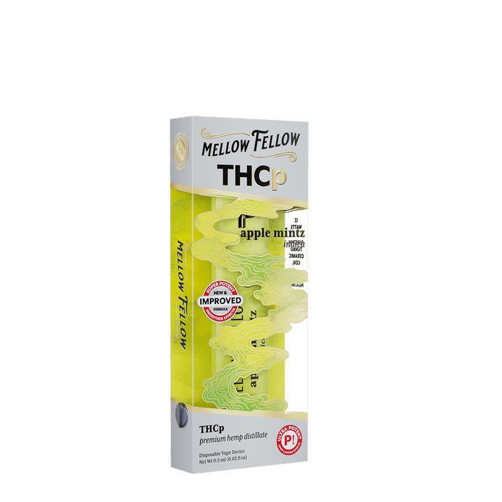 THCp 0.5g Disposable Vape - Apple Mintz (Indica) - Mellow Fellow