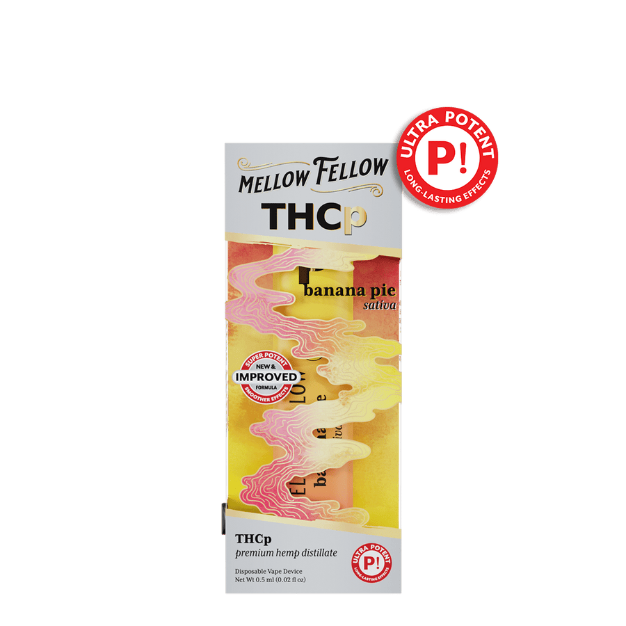 THCp 0.5g Disposable Vape - Banana Pie (Sativa) - Mellow Fellow
