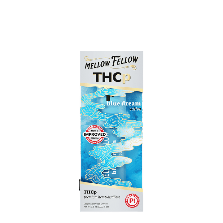 THCp 0.5g Disposable Vape - Blue Dream (Sativa) - Mellow Fellow