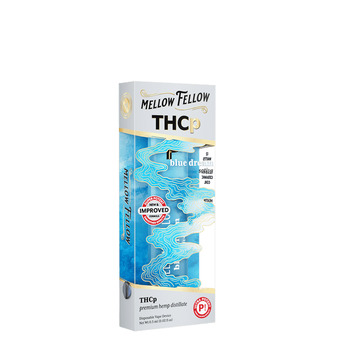 THCp 0.5g Disposable Vape - Blue Dream (Sativa) - Mellow Fellow