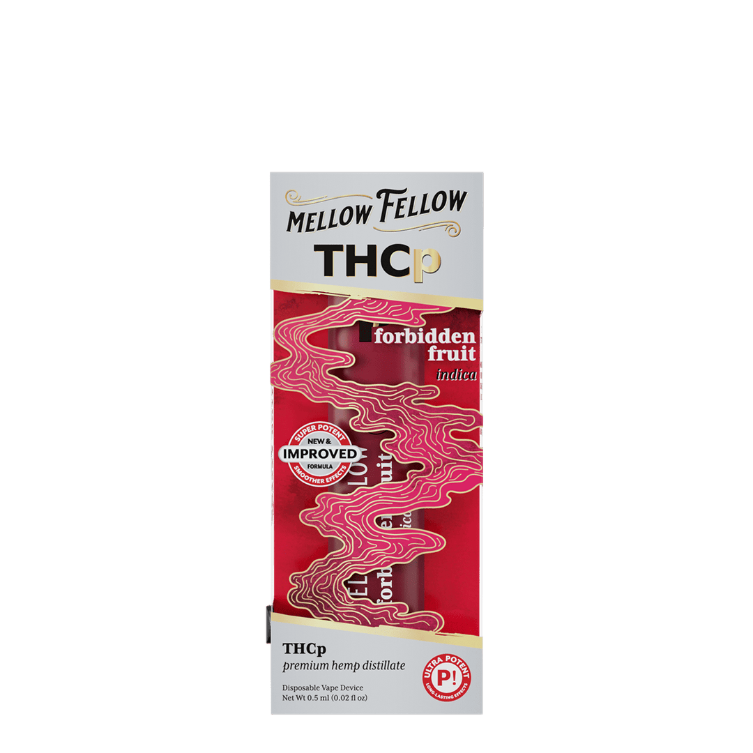 THCp 0.5g Disposable Vape - Forbidden Fruit (Indica) - Mellow Fellow