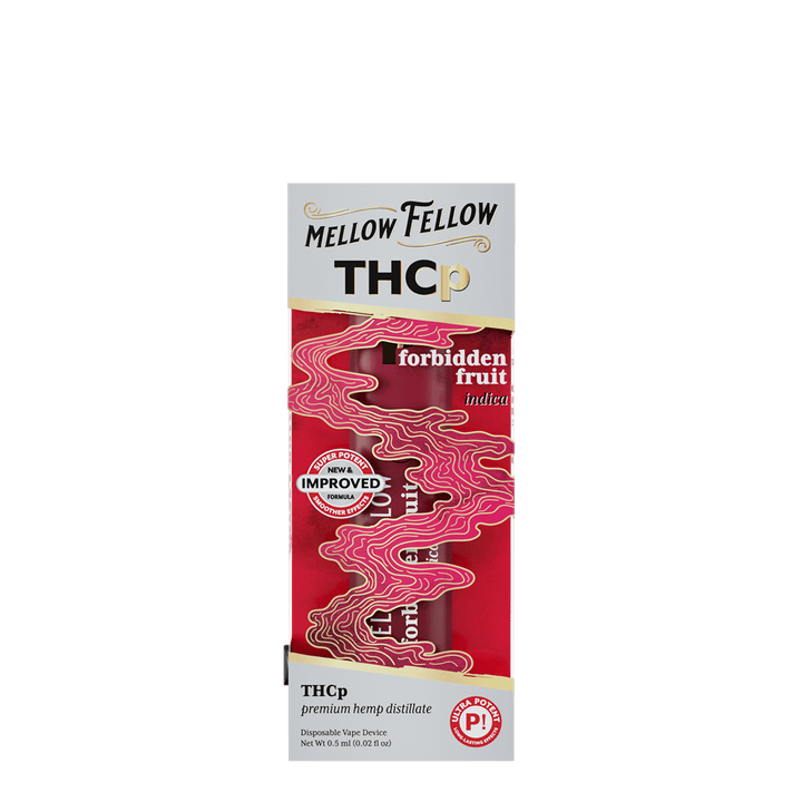THCp 0.5g Disposable Vape - Forbidden Fruit (Indica) - Mellow Fellow