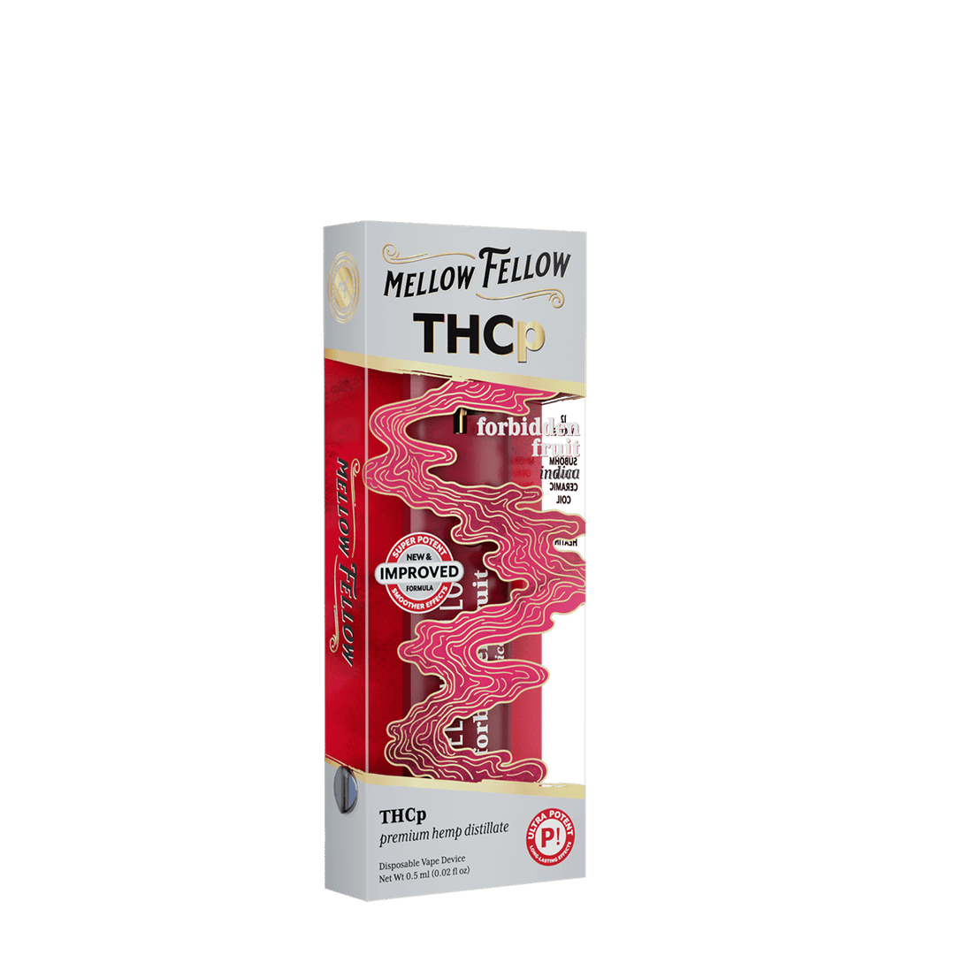 THCp 0.5g Disposable Vape - Forbidden Fruit (Indica) - Mellow Fellow