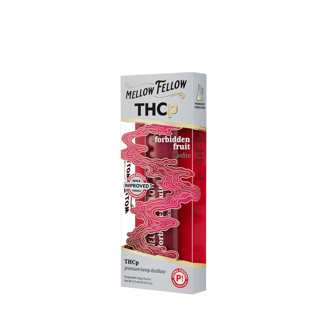 THCp 0.5g Disposable Vape - Forbidden Fruit (Indica) - Mellow Fellow
