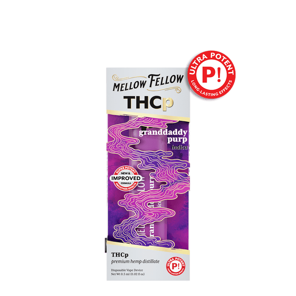 THCp 0.5g Disposable Vape - Granddaddy Purp (Indica)