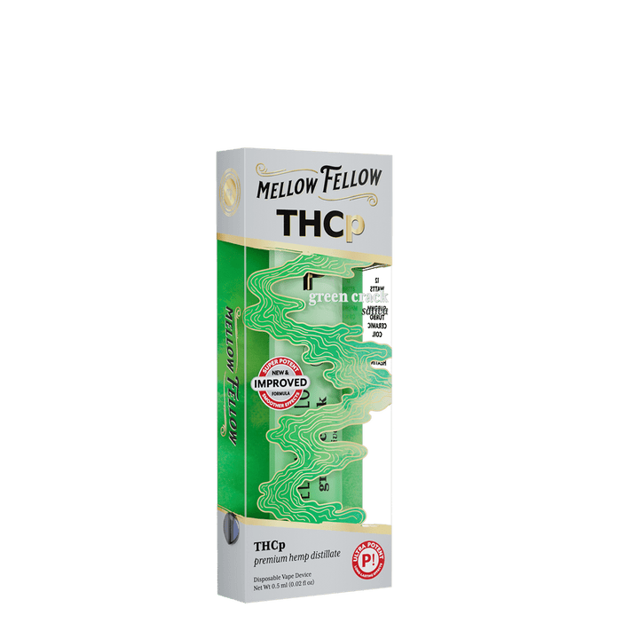 THCp 0.5g Disposable Vape - Green Crack (Sativa) - Mellow Fellow