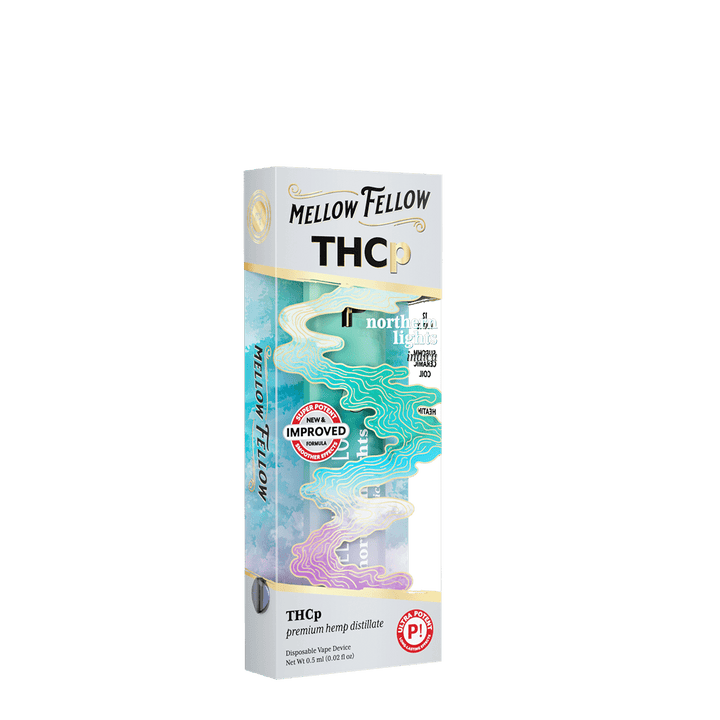 THCp 0.5g Disposable Vape - Northern Lights (Indica) - Mellow Fellow