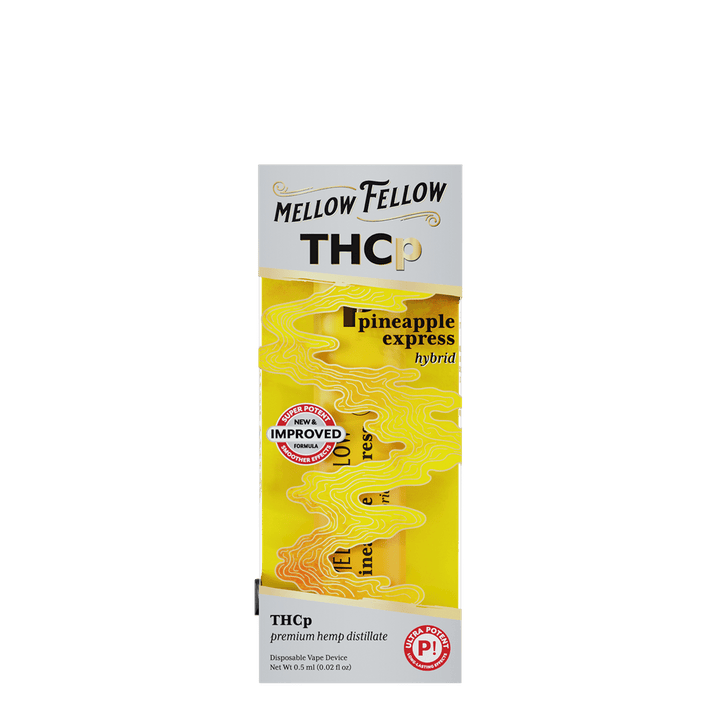 THCp 0.5g Disposable Vape - Pineapple Express (Hybrid) - Mellow Fellow