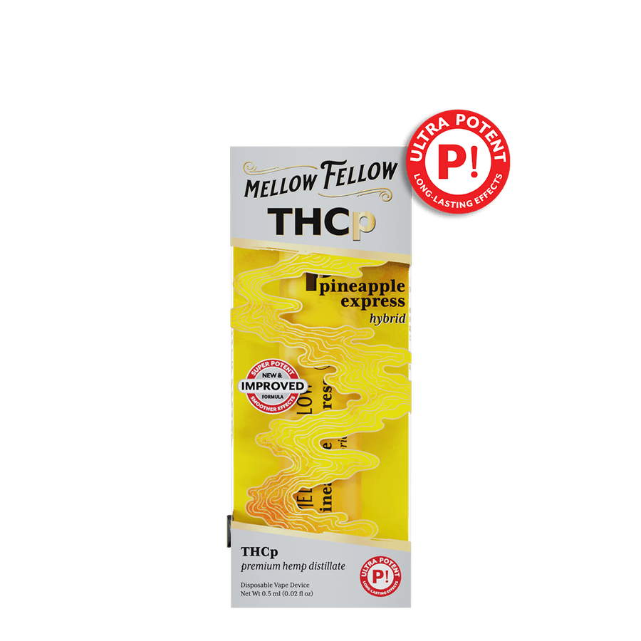 THCp 0.5g Disposable Vape - Pineapple Express (Hybrid) - Mellow Fellow