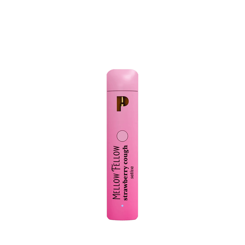 THCp 0.5g Disposable Vape - Strawberry Cough (Sativa) - Mellow Fellow