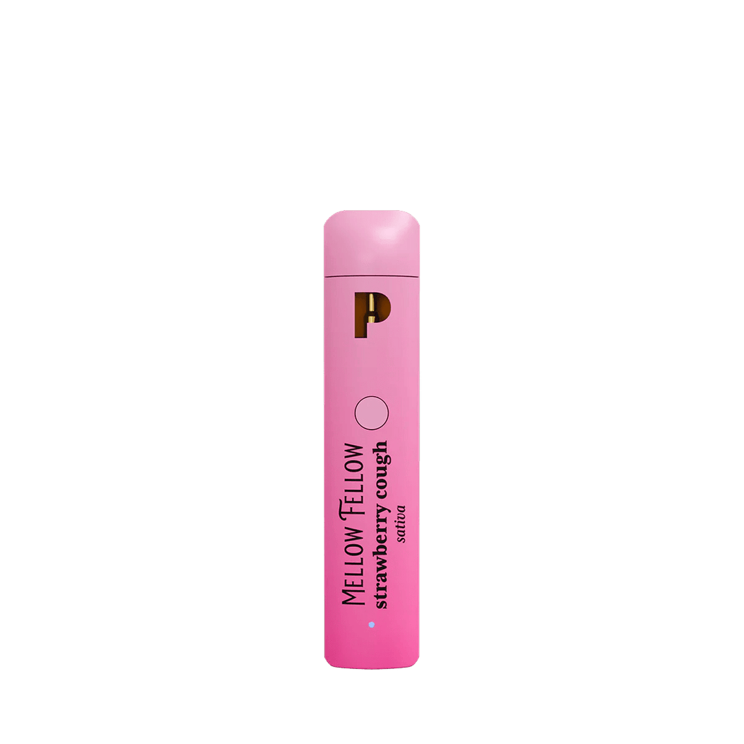 THCp 0.5g Disposable Vape - Strawberry Cough (Sativa) - Mellow Fellow