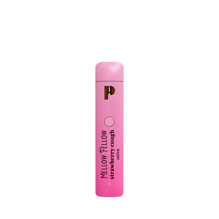 THCp 0.5g Disposable Vape - Strawberry Cough (Sativa) - Mellow Fellow