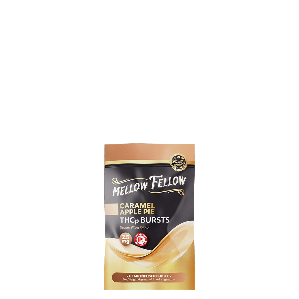 THCp Bursts Edibles - Caramel Apple Pie - 2.5mg - Mellow Fellow