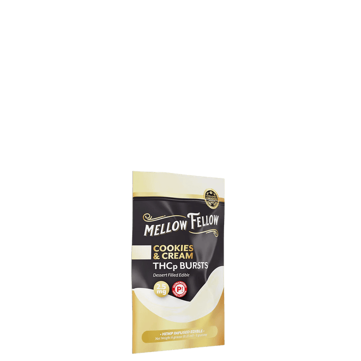 THCp Bursts Edibles - Cookies & Cream - 2.5mg - Mellow Fellow