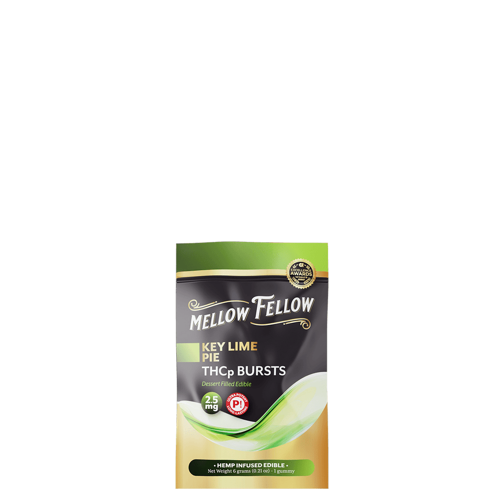 THCp Bursts Edibles - Key Lime Pie - 2.5mg - Mellow Fellow