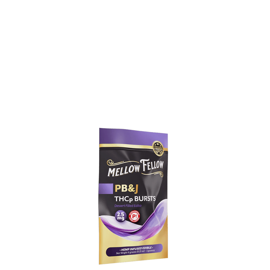 THCp Bursts Edibles - PB&J - 2.5mg - Mellow Fellow