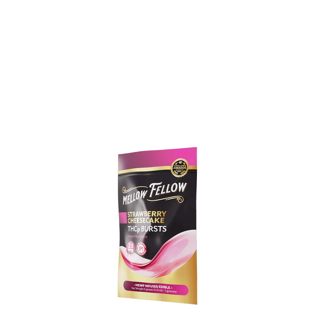 THCp Bursts Edibles - Strawberry Cheesecake - 2.5mg - Mellow Fellow