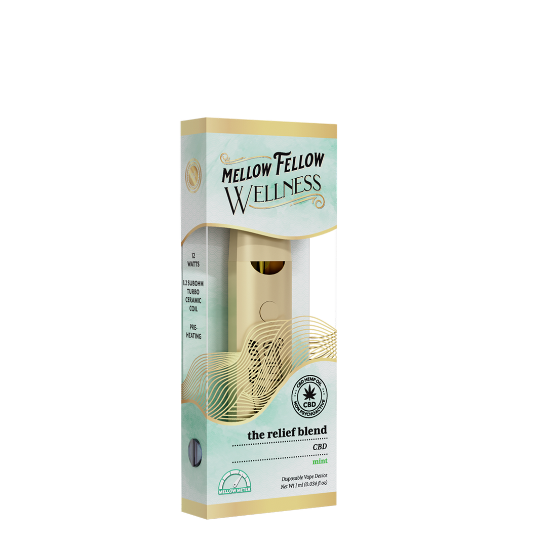 The Relief Blend - 1ml CBD Disposable Vape (Mint)