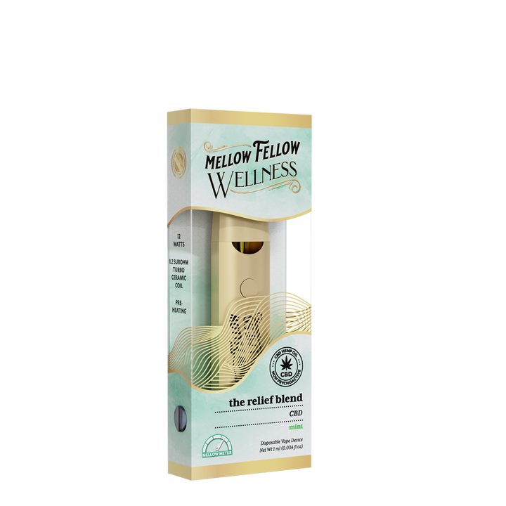 The Relief Blend - 1ml CBD Disposable Vape (Mint)