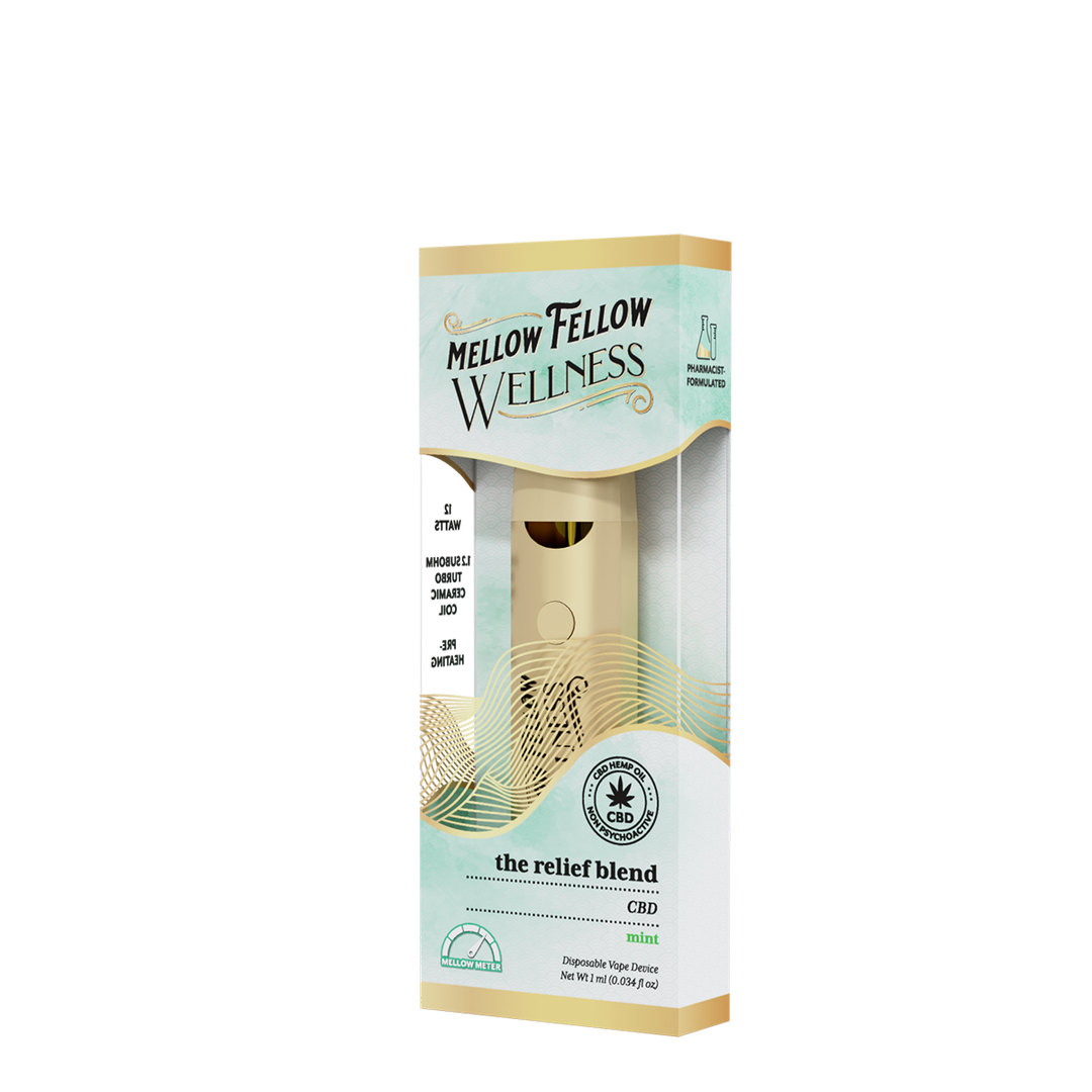 The Relief Blend - 1ml CBD Disposable Vape (Mint)