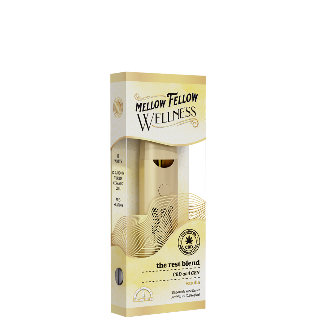 The Rest Blend - 1ml CBD Disposable Vape (Vanilla)