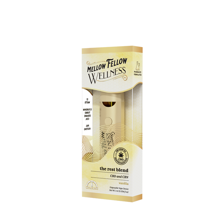 The Rest Blend - 1ml CBD Disposable Vape (Vanilla)